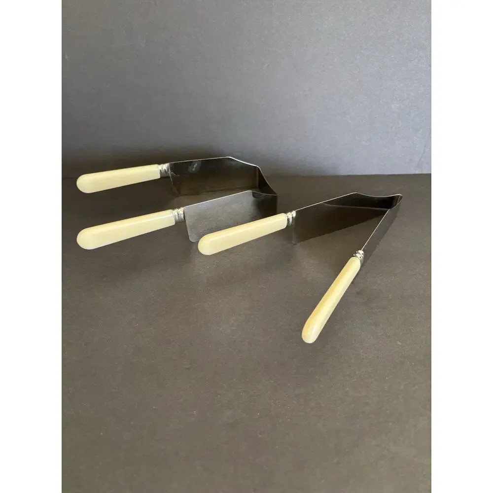 VTG~ KAKE KUT'R~Cake Pie Slicer/Cutter/Server ~Stainless Steel~ Square~ Wedge